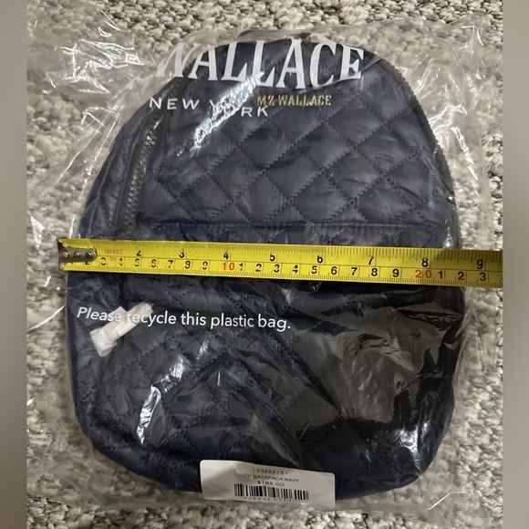 MZ Wallace Uni Backpack Color: Navy $165 - Picture 4 of 6